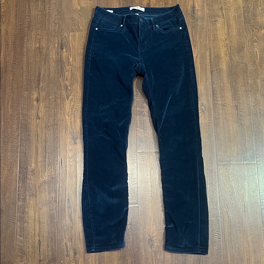 Calvin Klein Dark Blue Corduroy Pants